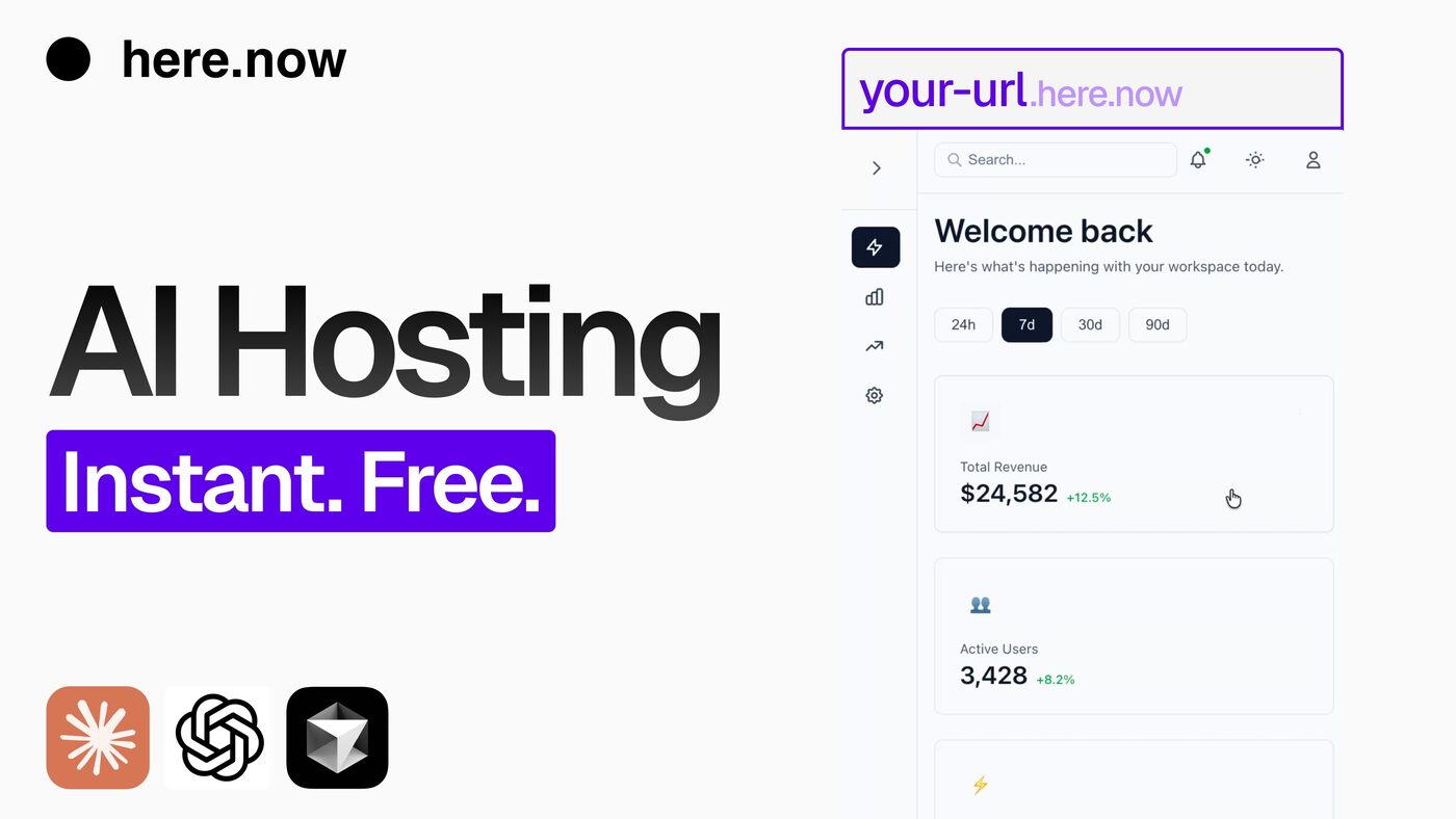 Web Hosting for AI Agents (Instant + Free) - Overview