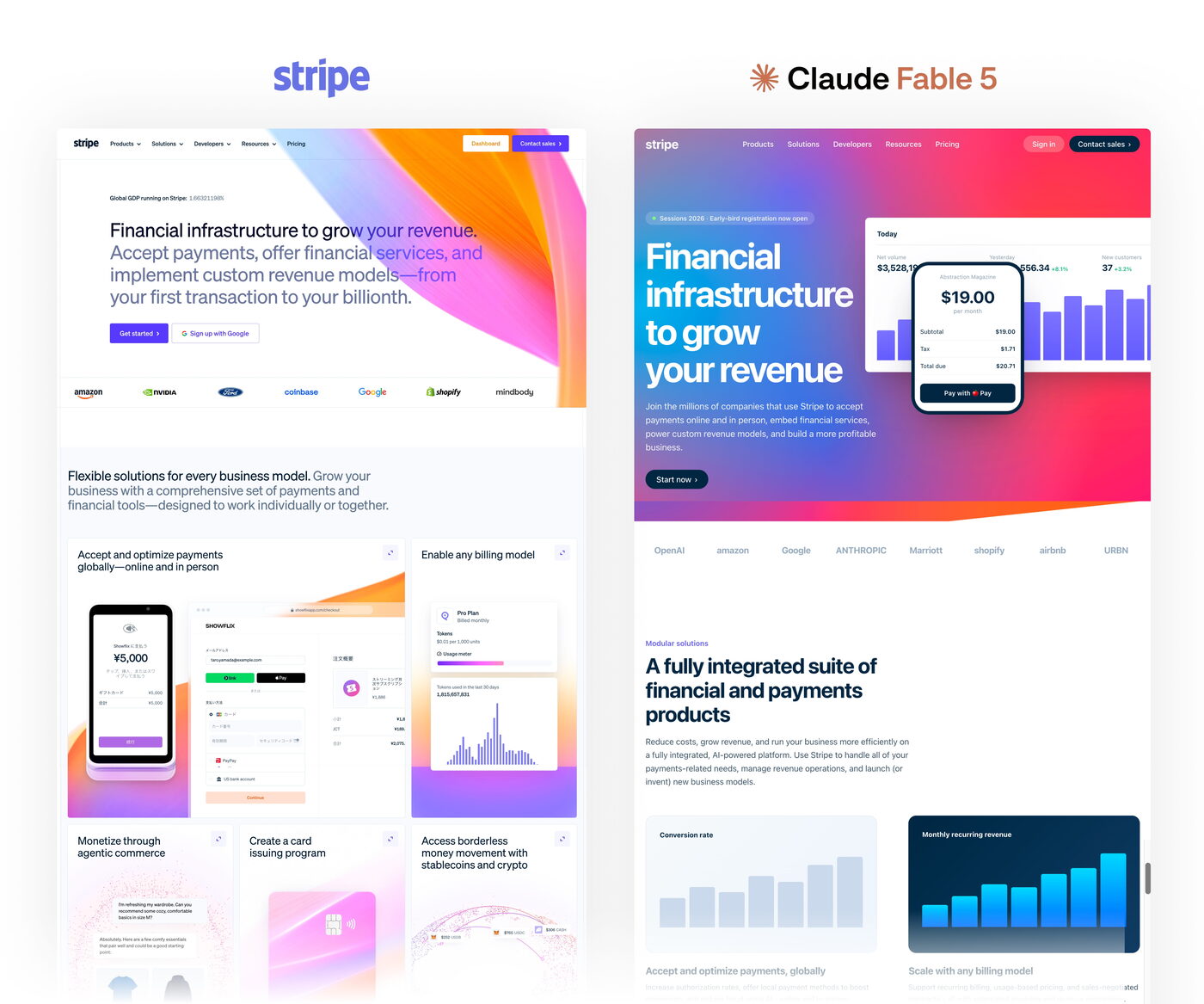 Claude Fable 5 for UI Design: Beautiful Output Every Time - Test 3: screenshot to code, and whether Claude Fable 5 is good for web design