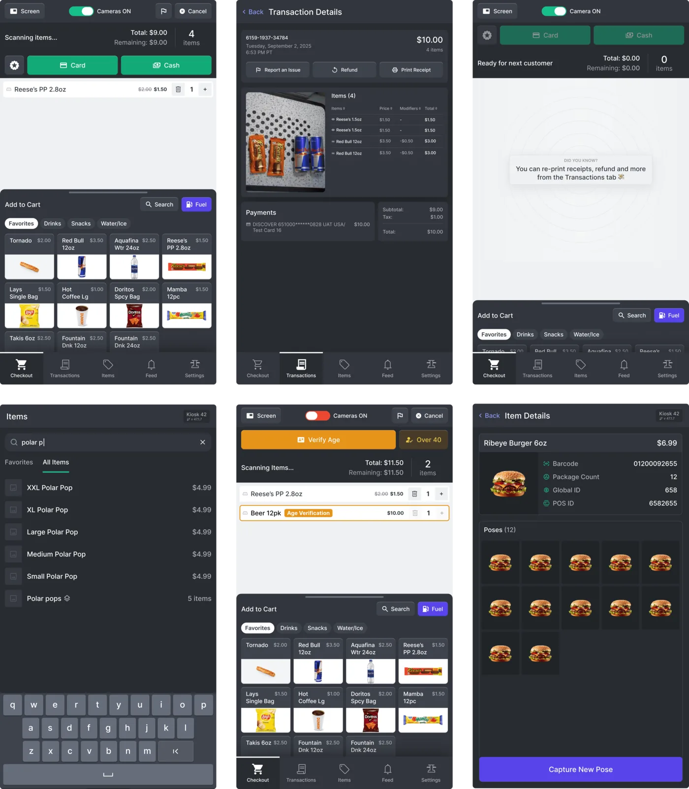 Cashier UI - Launching v1