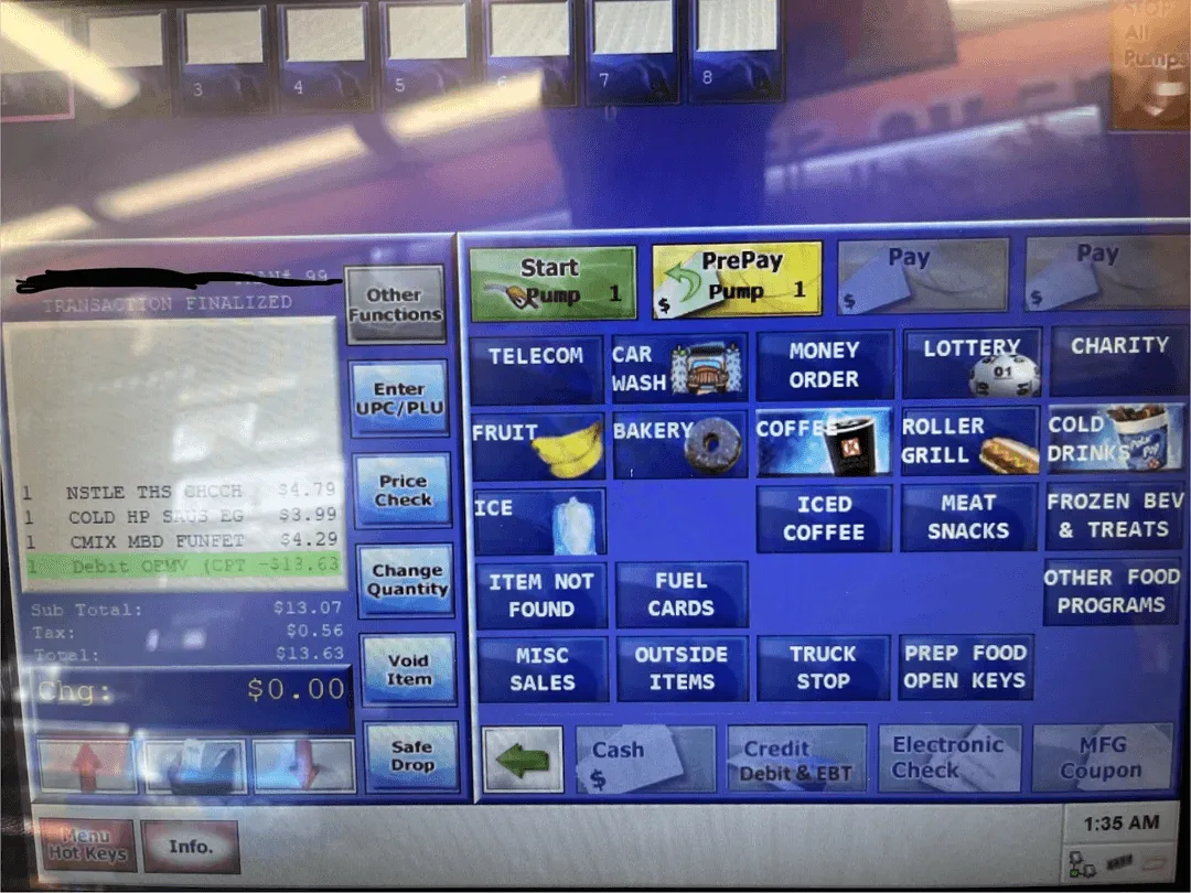 Cashier UI - Competitive analysis